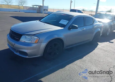 2013 Dodge Avenger Se z USA, uszkodzony, nr VIN 1C3CDZAB7DN662631